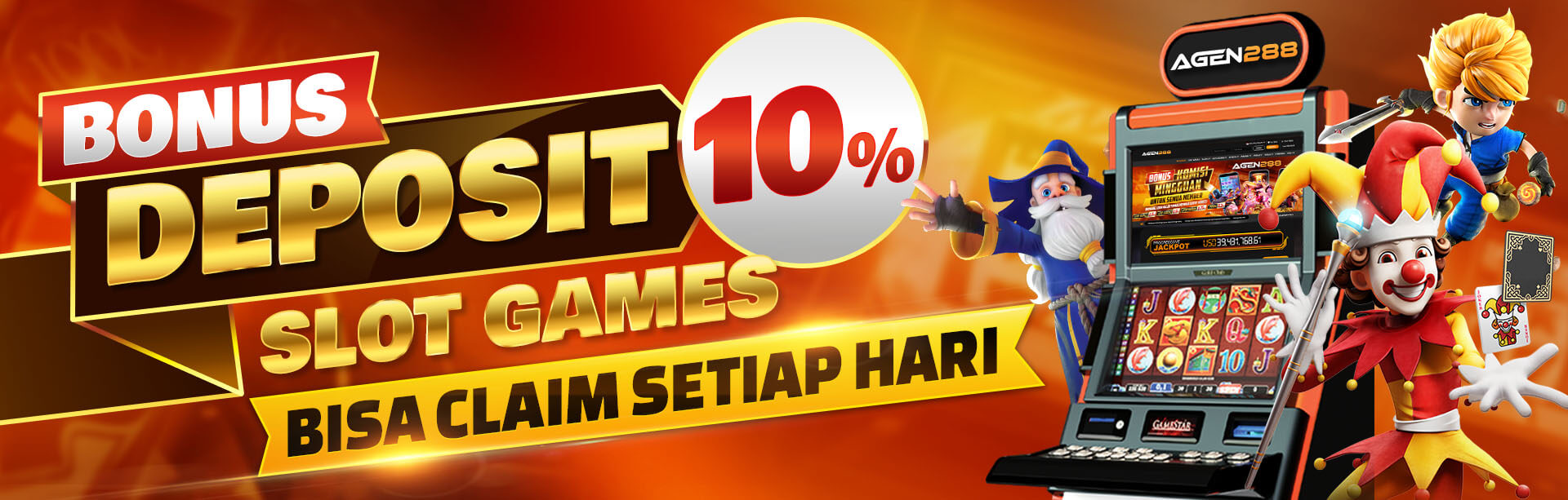 Bonus 10% Slot Games Setiap Hari